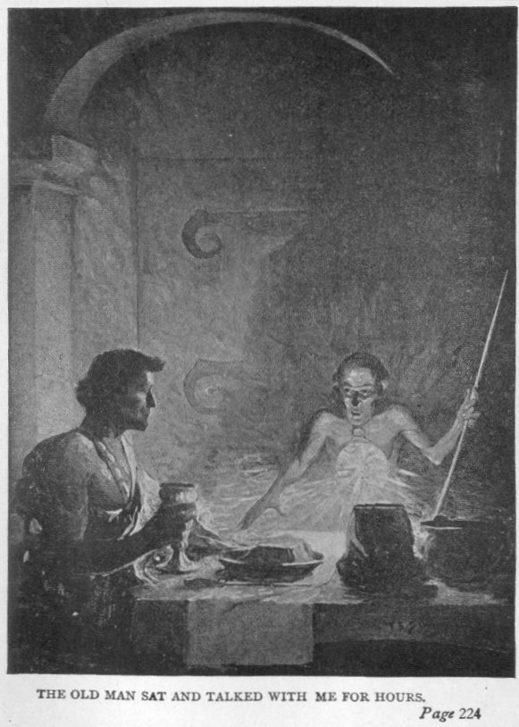 The old man sat and talked with me for hours